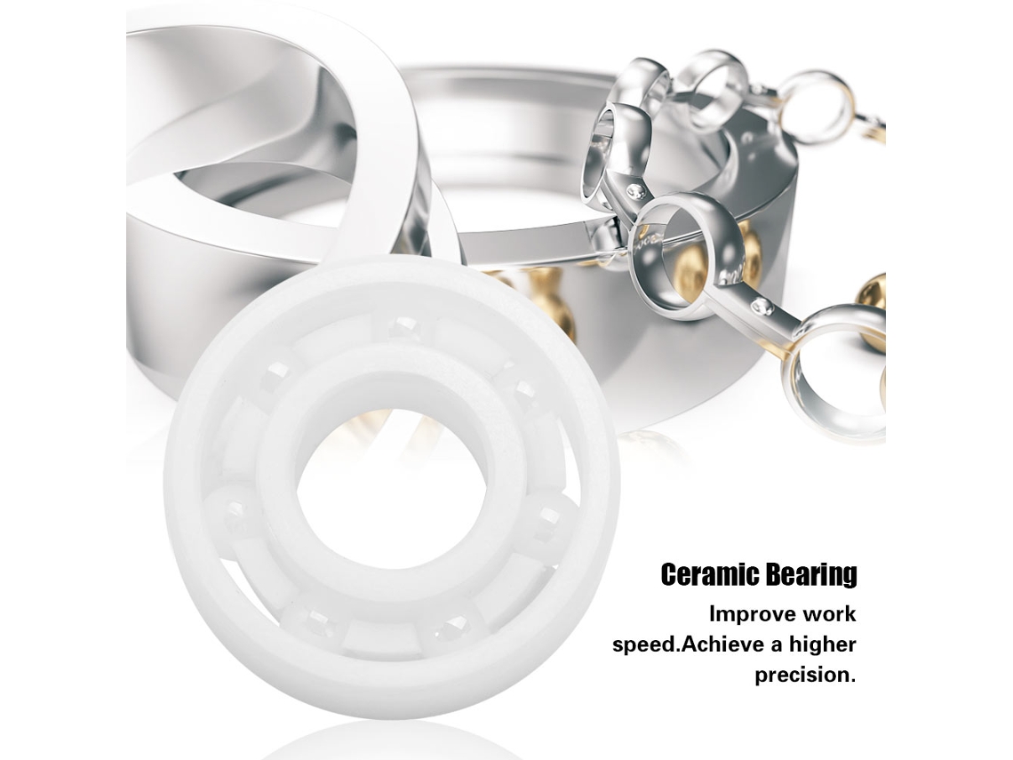 Laxiscreed - Rolamentos De Esferas Em Zirconia Cerâmica, Tamanho 8x19x6mm, Para Máxima Durabilidade E Performance