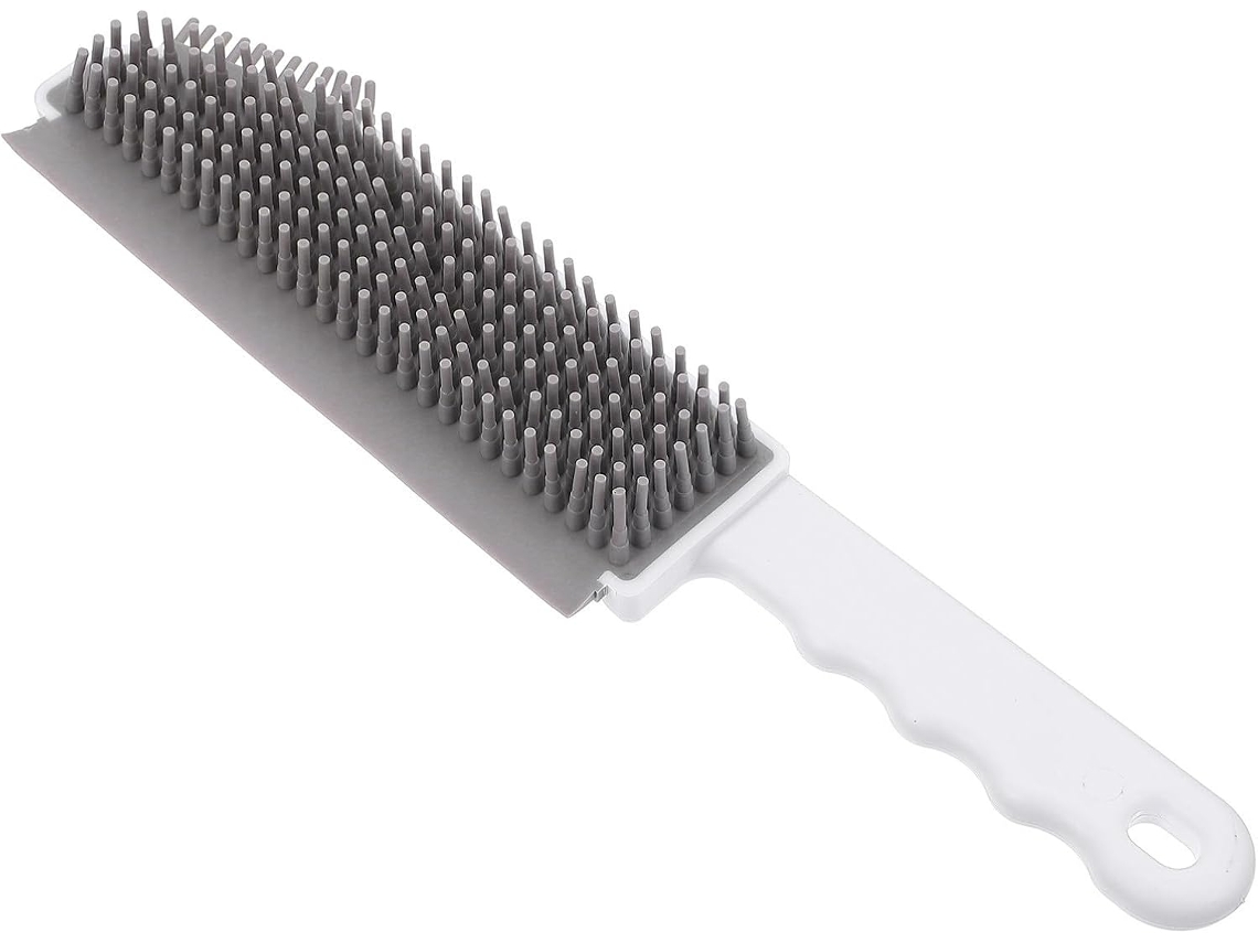Escova De Limpeza Multifuncional Para Janelas E Pisos Madeira, Feita De Tpr E Pp, Não Mancha Com Água E Pode Ser Fixada