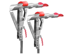 Suporte automático para vara de pesca Linjou de 2 peças, em aço inoxidável, com sensibilidade ajustável.