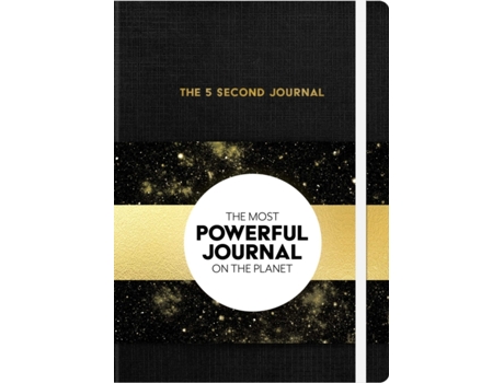 Livro The 5 Second Journal de Mel Robbins (Inglês - Capa Dura)