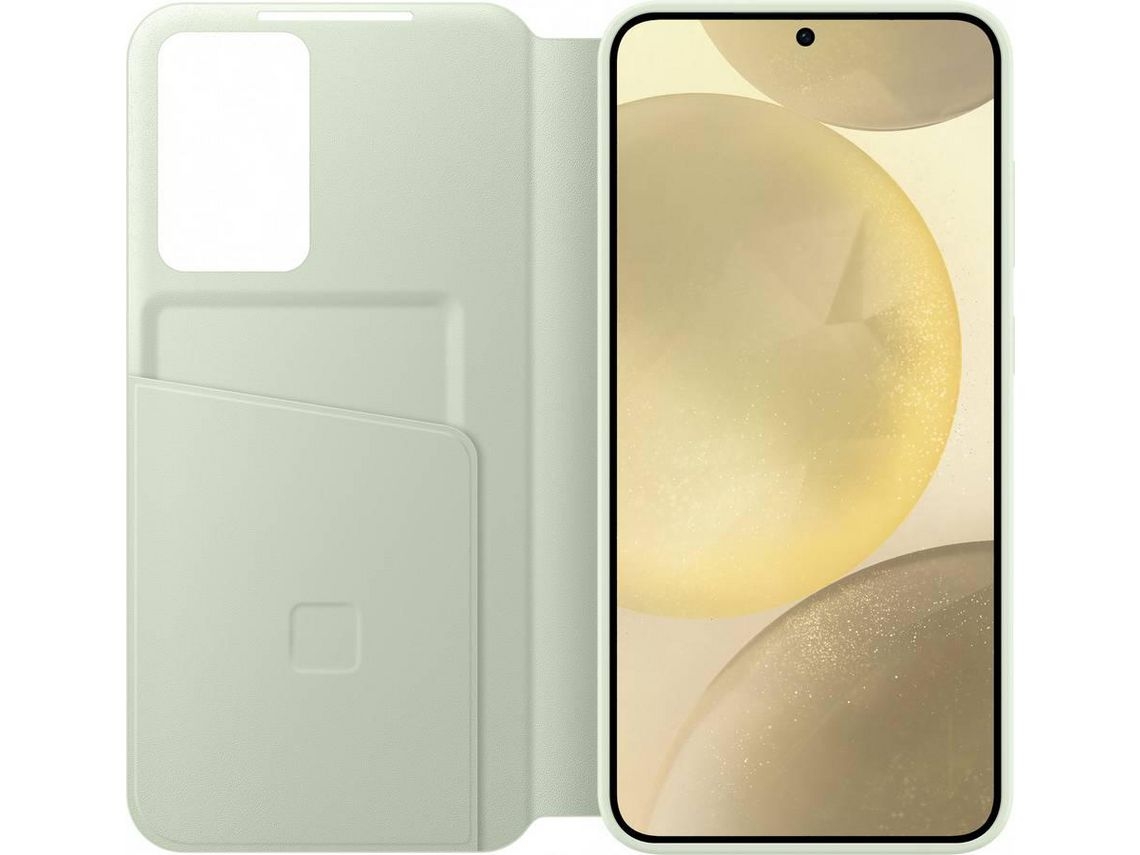 Capa Smart View Wallet SAMSUNG Galaxy S24+ Verde Claro (Outlet Caixa Aberta )