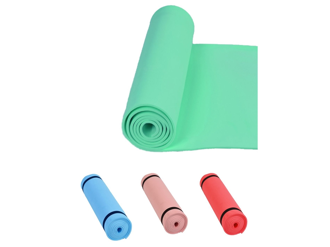 Esterilla Antideslizante Deporte | Tpe Eco-amigable Multifunción | Colchoneta Para Fitness, Pilates, Yoga Y Camping | 180 X 50cm Verde