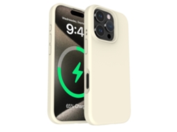 (branco, Iphone 16) Capa Magnética De Silicone Líquido Para Iphone, Cor Sólida E Simples.