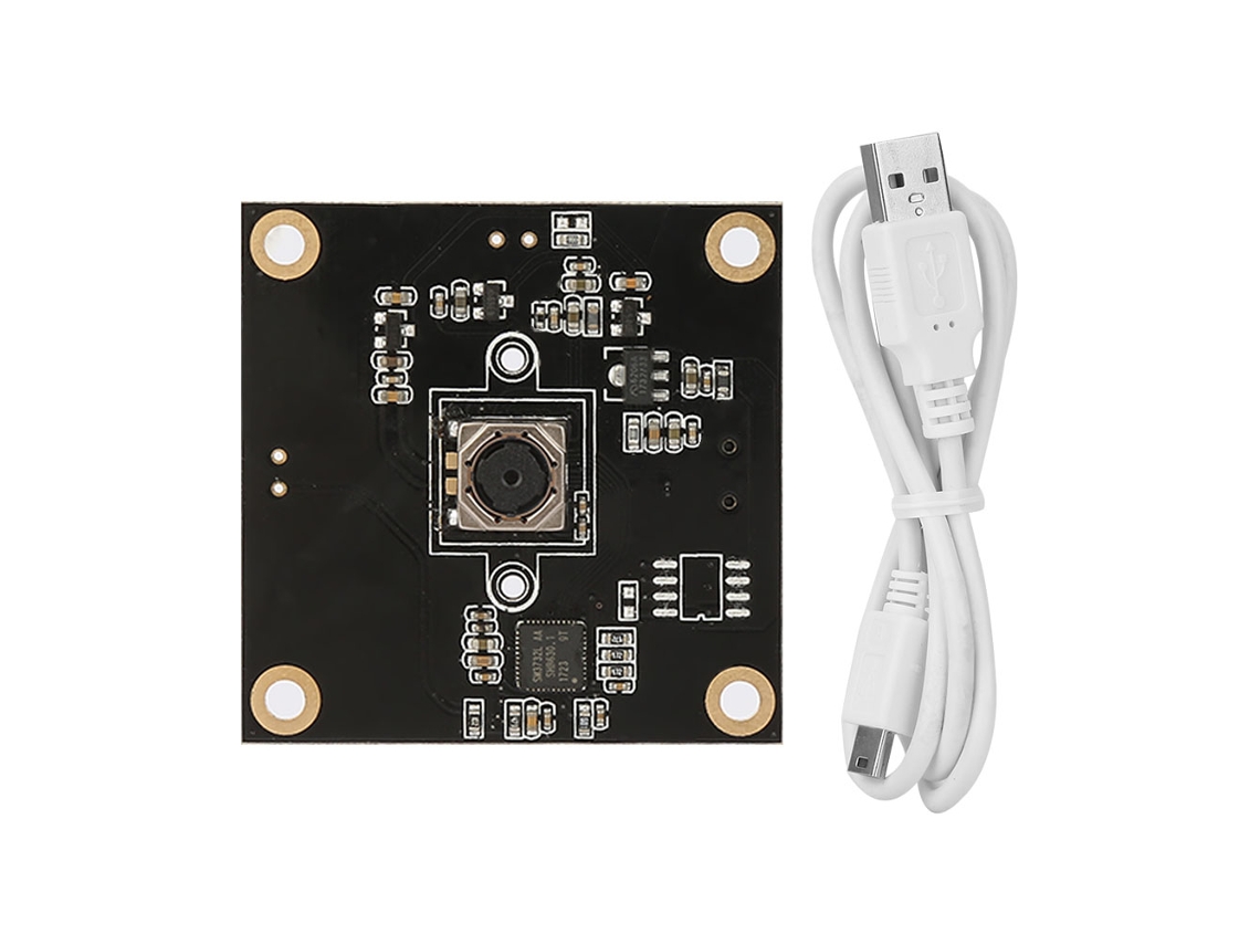 Módulo de Câmara Usb com Lente de Ângulo Largo 60° 5 Megapixels Chip Ov5640 2592*1944 | S/MARCA