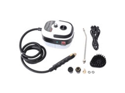 Limpador de vapor portátil 2500w alta pressão com 6 velocidades e 4 cabeças de escova, 220v S/MARCA