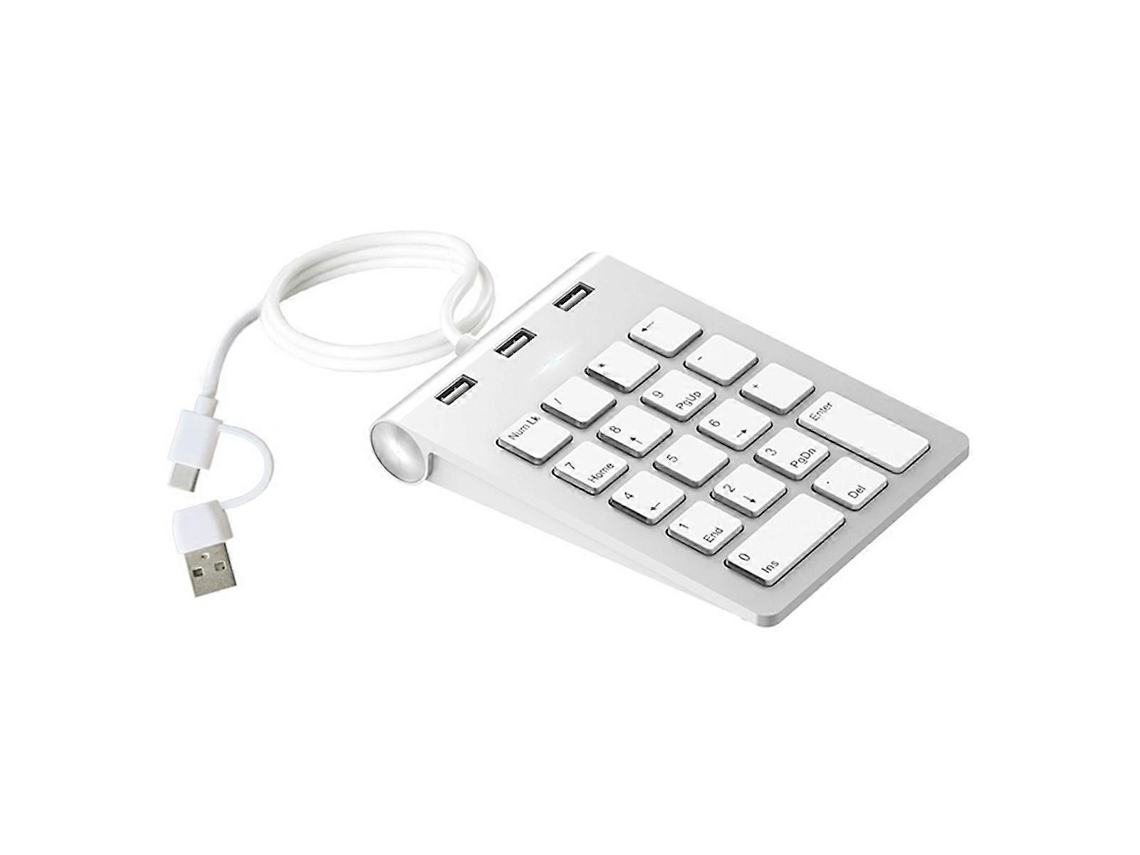 Teclado Numérico Mini De 18 Teclas Teclado Numérico Teclado Numérico Everley891