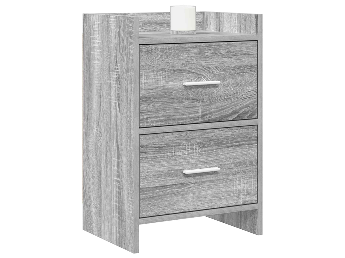 Maison Exclusive - Mesas De Cabeceira Sonoma Cinzento 40 X 30 X 60 Cm