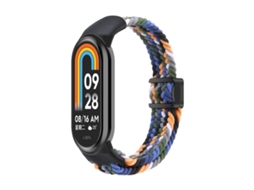 Bracelete para Xiaomi Smart Band 10/9/8 XIAOMOYU em Nylon Trançado com Fivela Magnética Jeans