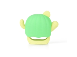 Mali chupeta de Dentes para Bebê Forma de Cacto Silicone Macio Brinquedo Mordedor Verde