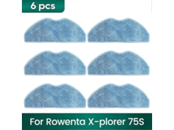 Panos De Limpeza Para Aspirador Robô X-plorer Serie 75s Rr8577wh E 75 S+ Rr8587wh