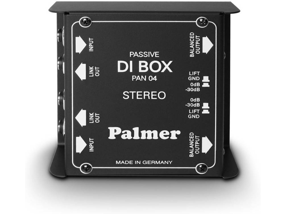 DI Box PALMER 2-Channel Passive Pan 04