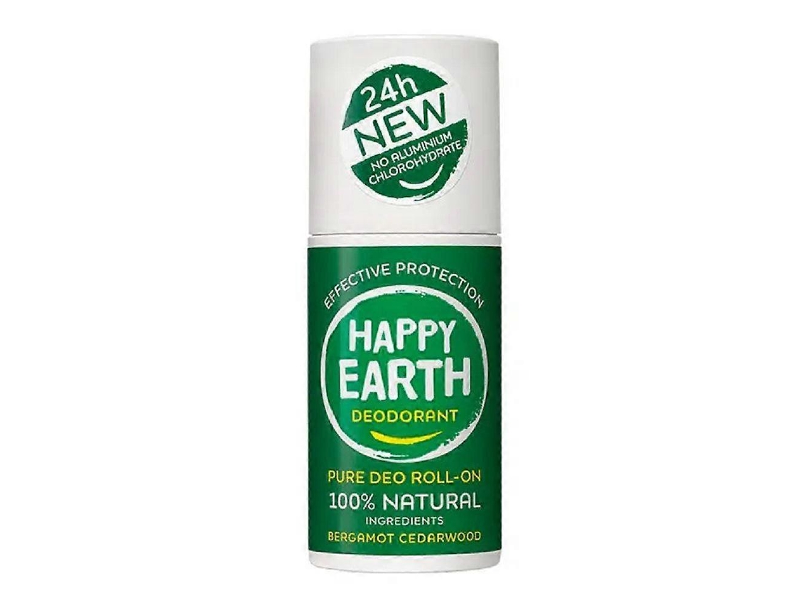 Desodorante Roll-on Natural Bergamota Cedro 75ml - Pacote com 6 unidades