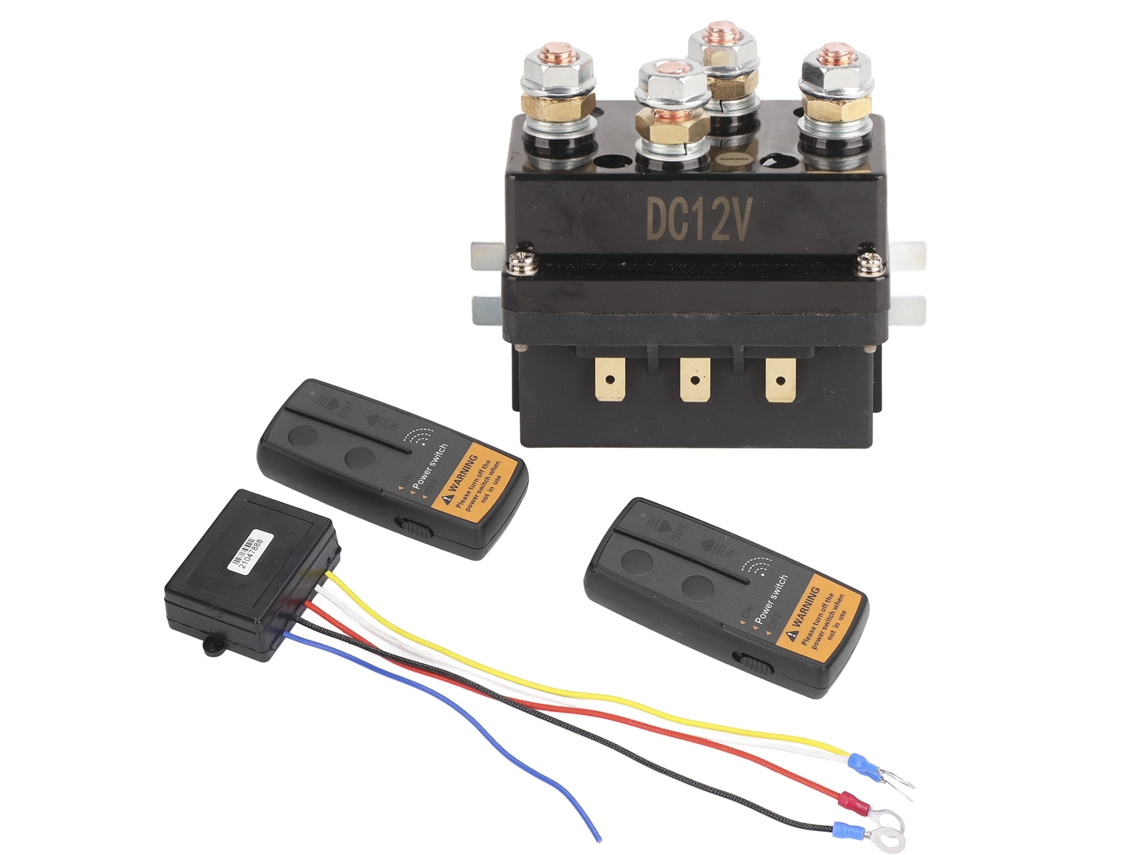 Kit de controle remoto sem fio 12v, para guincho, relé BRILVIBERA
