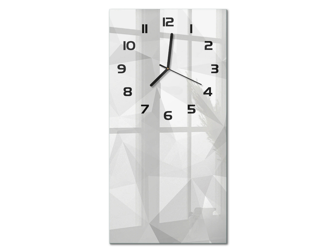 Relógio De Parede Multicor Decorativo Quadrado Espelharte (30x60 Cm)