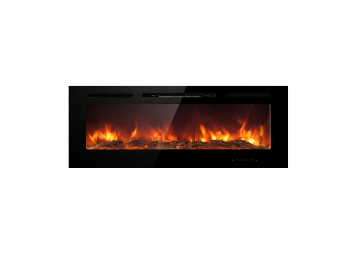 Lareira de Parede Chama Eléctrico Led Iluminação Luz Sala de Estar Chicago DIVINA FIRE