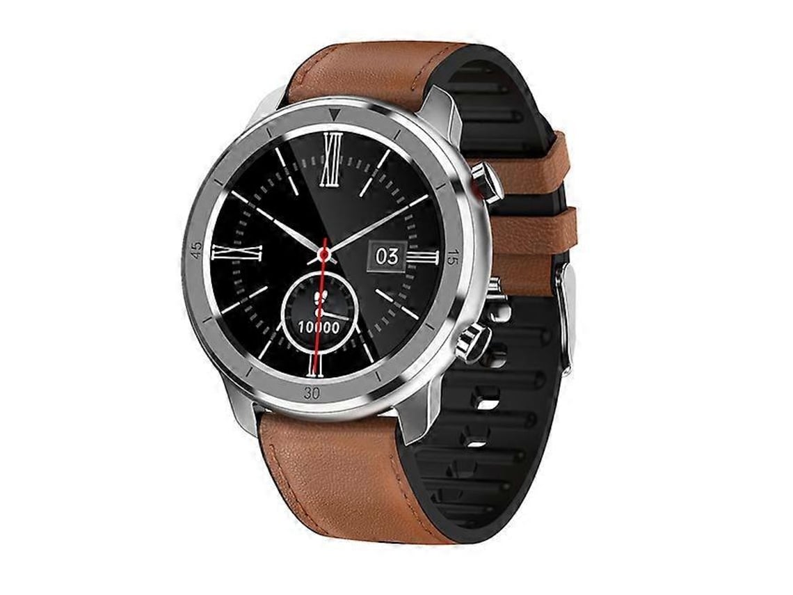 O novo smartwatch é compatível com celulares Android e iOS, relógios masculinos e chamadas via Bluetooth VONKELIOS