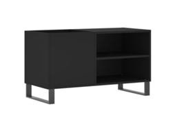 Record Cabinet, Record Cabinets Vidaxl Preto Madeira Processada (n/a)