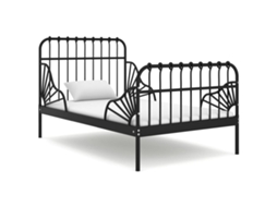 Extendable Bed Frame, Extendable Bed Frames Vidaxl Preto Metal (n/a)