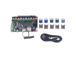 Placa De Controle De Impressora 3d Mks Tinybee V1.0 Placa Mãe 5 Drivers Tmc2209 Dissipador Dc12‑24v