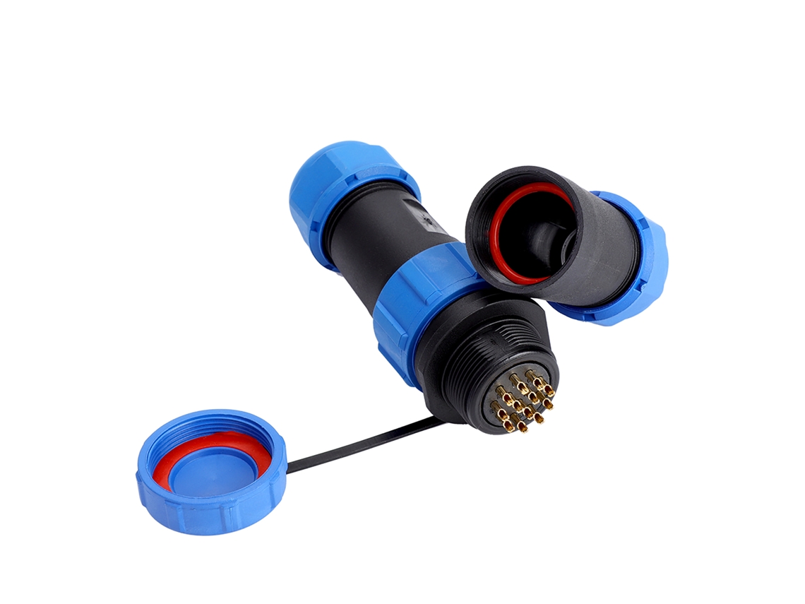 Conector De Corrente De Dupla Fileira Com Capa, Ac600v, 6 Pontos Sunflare