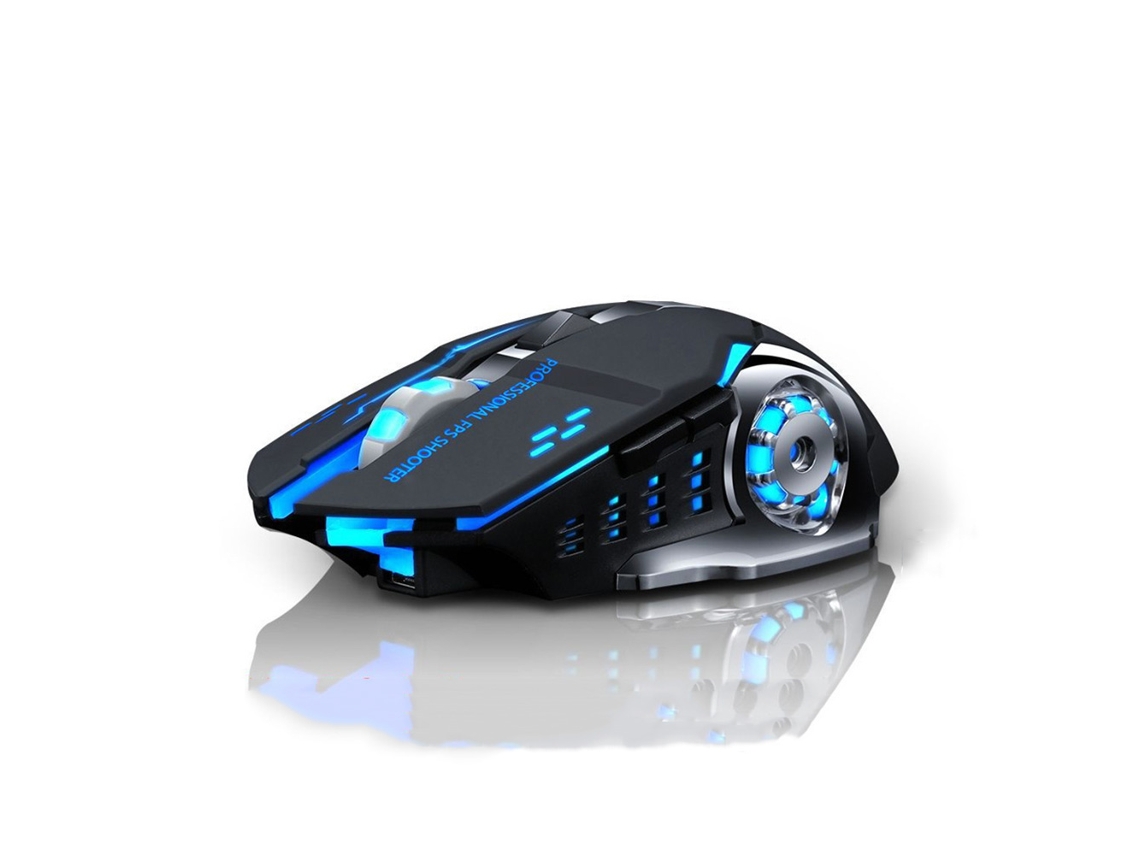 Mouse Bluetooth Sem Fio Usb 2.4g, Silencioso E Recarregável.