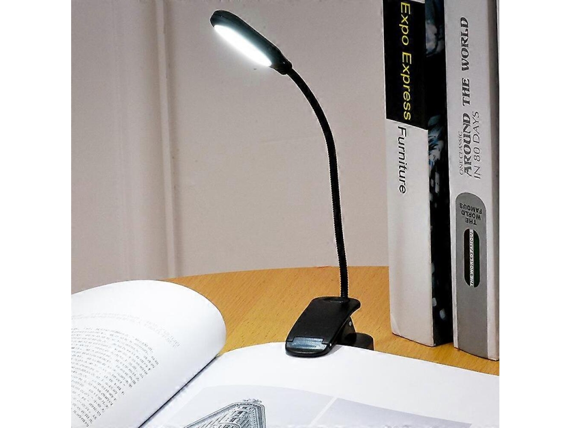 Luminária de Leitura Getit Dww, Led Recarregável com Clipe, Modos de Brilho e Cores Ajustáveis, Ideal para Leitura na Cama e Viagens BRILVIBERA