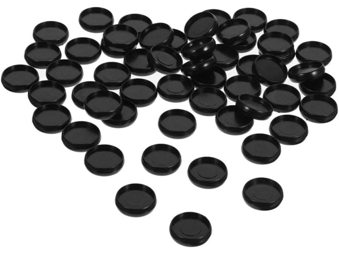 Valiclud 100 Peças Anneaux De Reliure Em Plastique Noir Para Discos De Reliure - Fáceis De Organizar