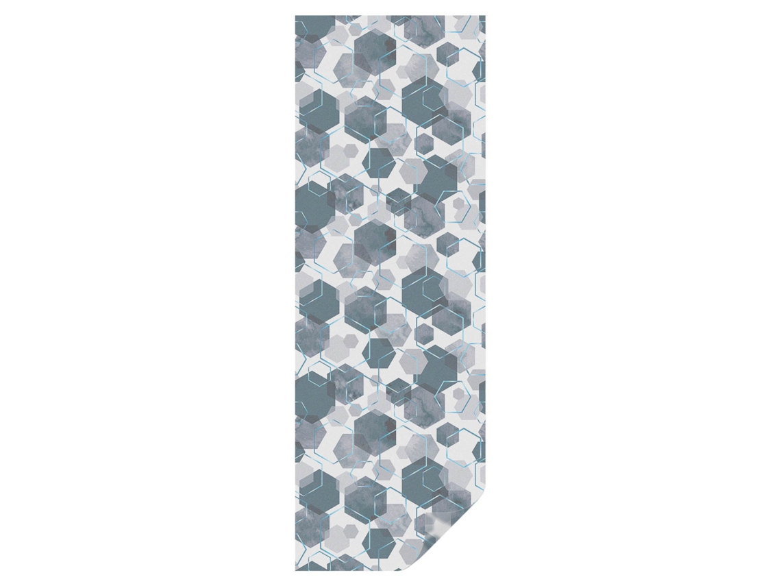 Película Fosca Vidro Hexágonos Geométricos Para O Corredor Espelharte (50x146 Cm)