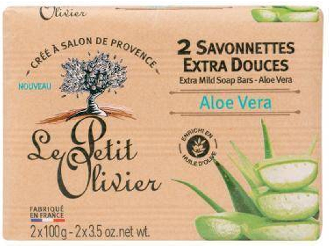 Sabonete LE PETIT OLIVIER Aloe Vera Extra Mild  (200g)