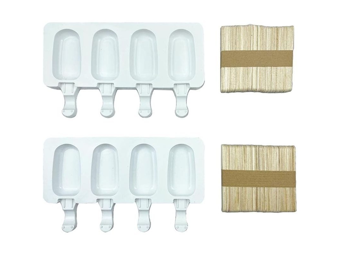 Molde De Sorvete De Silicone 2 Unidades, Molde De Torta Magnum, Para Sorvetes, Sobremesas E Tortas Mini