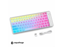 Capa Protetora Para Teclado Bluetooth Branco Transparente