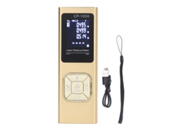Medidor Digital de Distância a Laser 100m com LCD Retroiluminado Alta Precisão Uso ao Ar Livre YURU