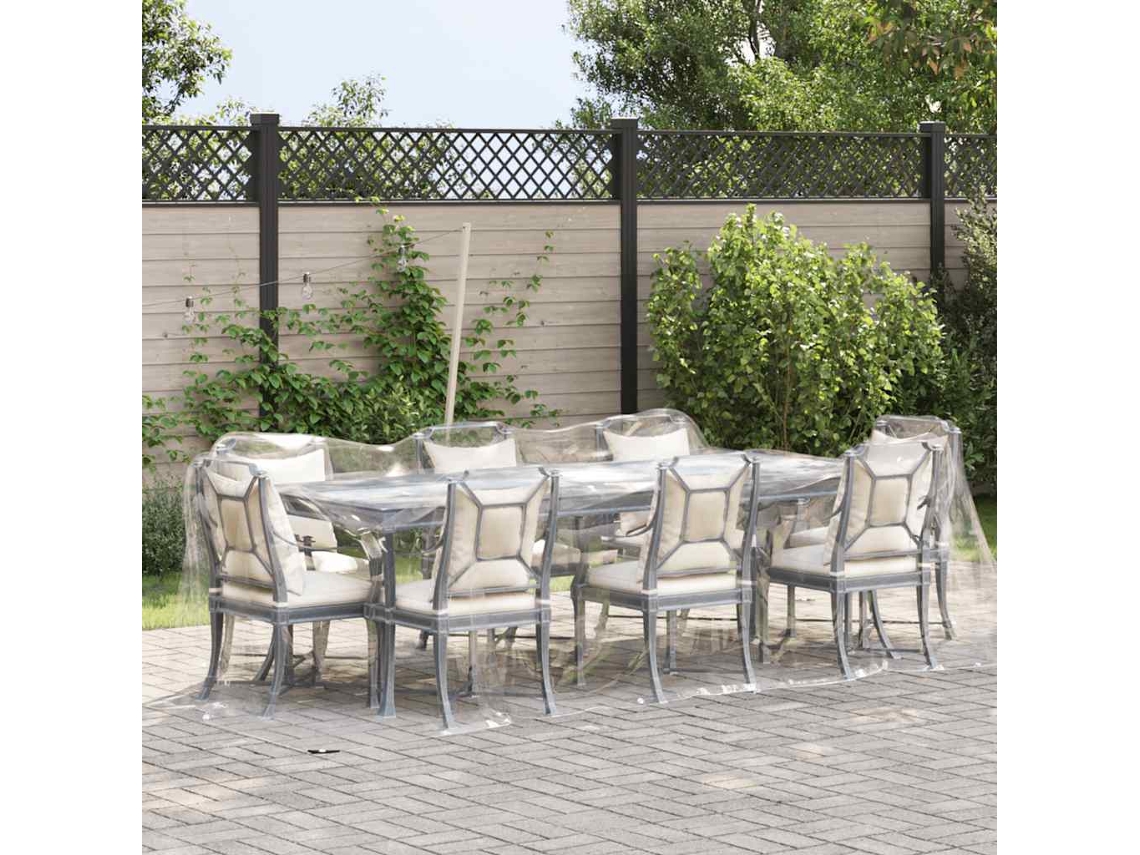 Maison Exclusive - Encerado Transparente Com Ilhós 2x5 M Pvc