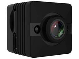 Mini Câmera Esportiva 1080p Hd, Água Resistente, Visão Noturna, Fov155, Para Home Office, Ao Ar Livre E Piscina Yizhood (preto)