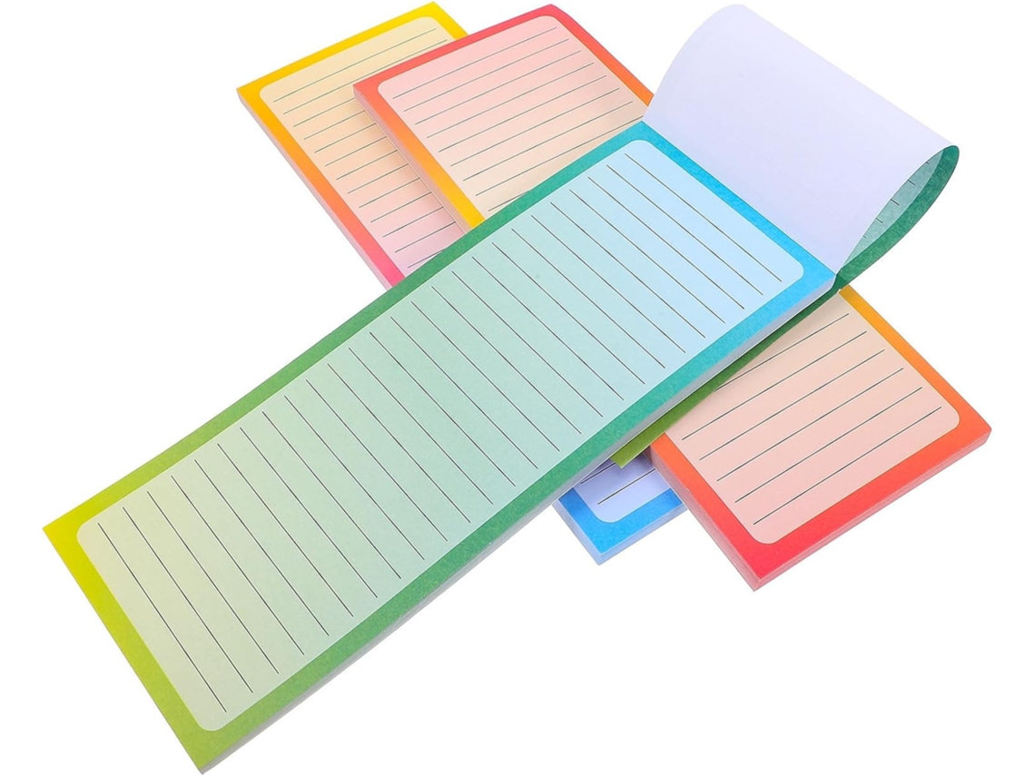 Conjunto De Blocos-notas Suporte Stylo Intégré Lote De 3 Para Lista De Cursos Planejamento Repas Com 150