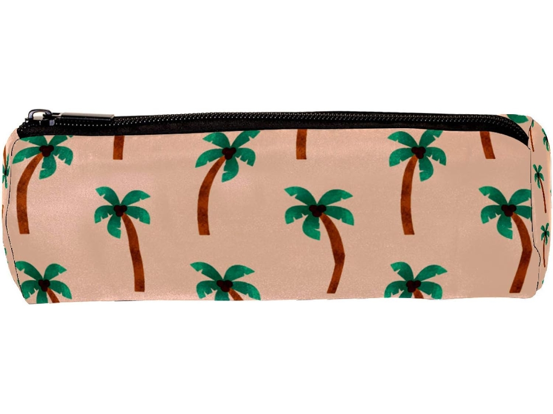 Este conjunto de lápis com estampa de Palmeiras Verão, material escolar, organizador de mesa, essencial.