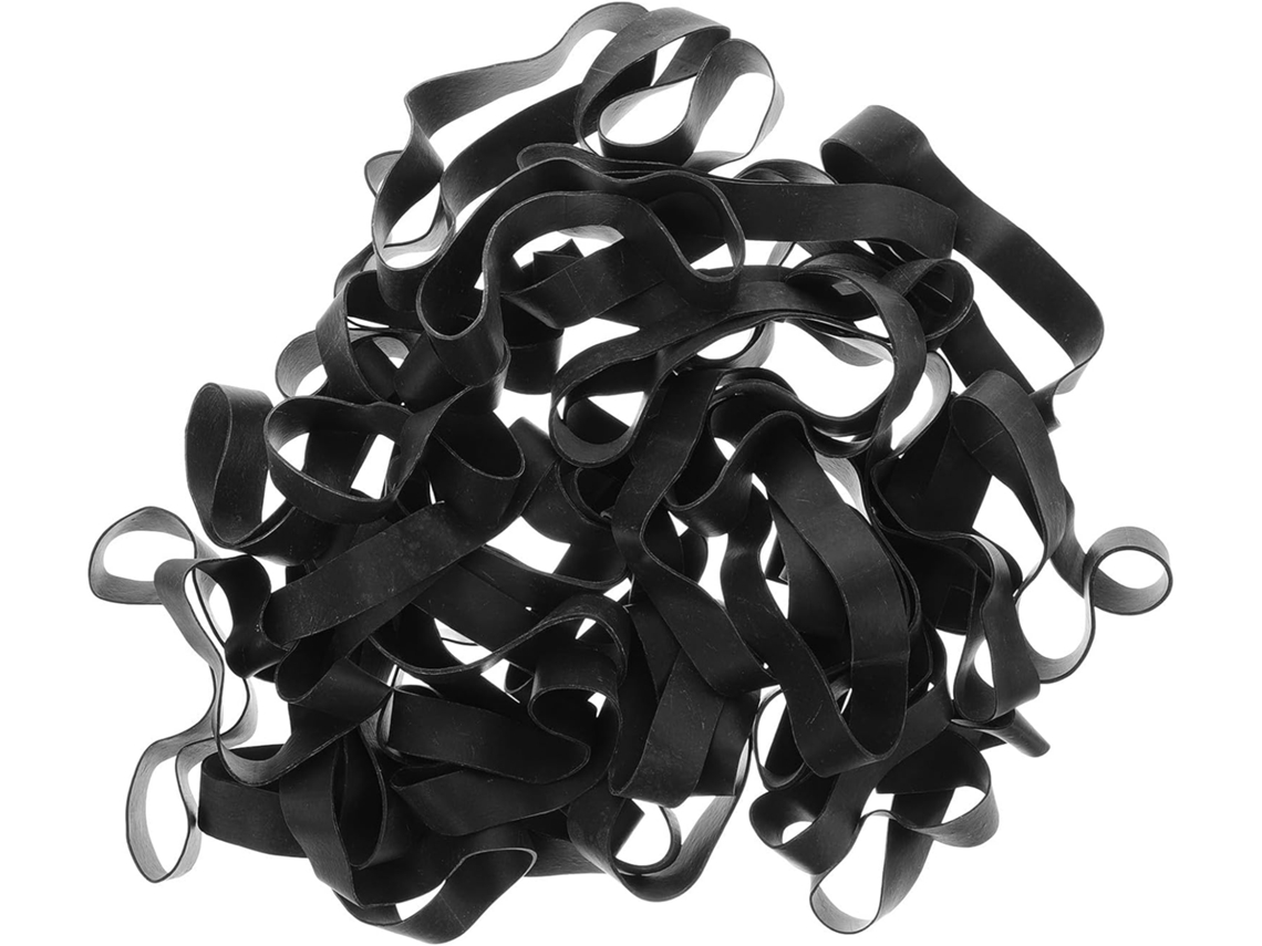 Conjunto de 30 Tiras de Borracha Pretas para Sofás e Móveis, Duráveis e Resistentes. SFUSHOS