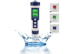 Medidor De Ph, 5 Em 1: Ph/tds/ec/salinidade/temperatura, Monitor De Qualidade Da Água Para Piscinas E Sistemas Hidropônicos.