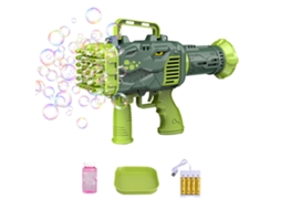 Máquina De Bolhas Automática Com 32/64 Furos E Luz Led, Brinquedo Elétrico Para Exterior, Presente De Aniversário Para Meninos E Meninas