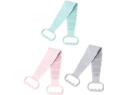 Lurelia Pack De 3 Escovas De Silicone Para Corpo E Rosto, Silicone Macio, Pega Ergonómica E Massagem Suave, Uso Diário