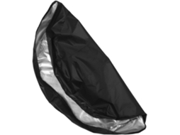 Capa Leve para Churrasqueira Feita de Tecido Oxford Preto. Capa Redonda com Proteção Uv para Churrasqueiras a Gás, CHABERLU