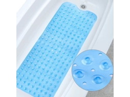 Tapete de Banheiro Antiderrapante e Impermeável , Tapete para Uso Doméstico, Material de Pvc. MDUG (azul)