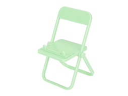 Suporte para Telefone Cadeira Pequena Fofo Dobrável Multi Ângulo Mesa Escritório Verde com S/MARCA