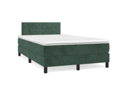 Box Spring Bed, Box Spring Beds Vidaxl Verde Veludo (120 X 200 Cm)
