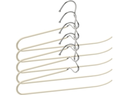 Conjunto De 5-cabides Flexíveis Para Calças, Resistentes E Antiderrapantes, Que Economizam Espaço No Quarto E Na Varanda