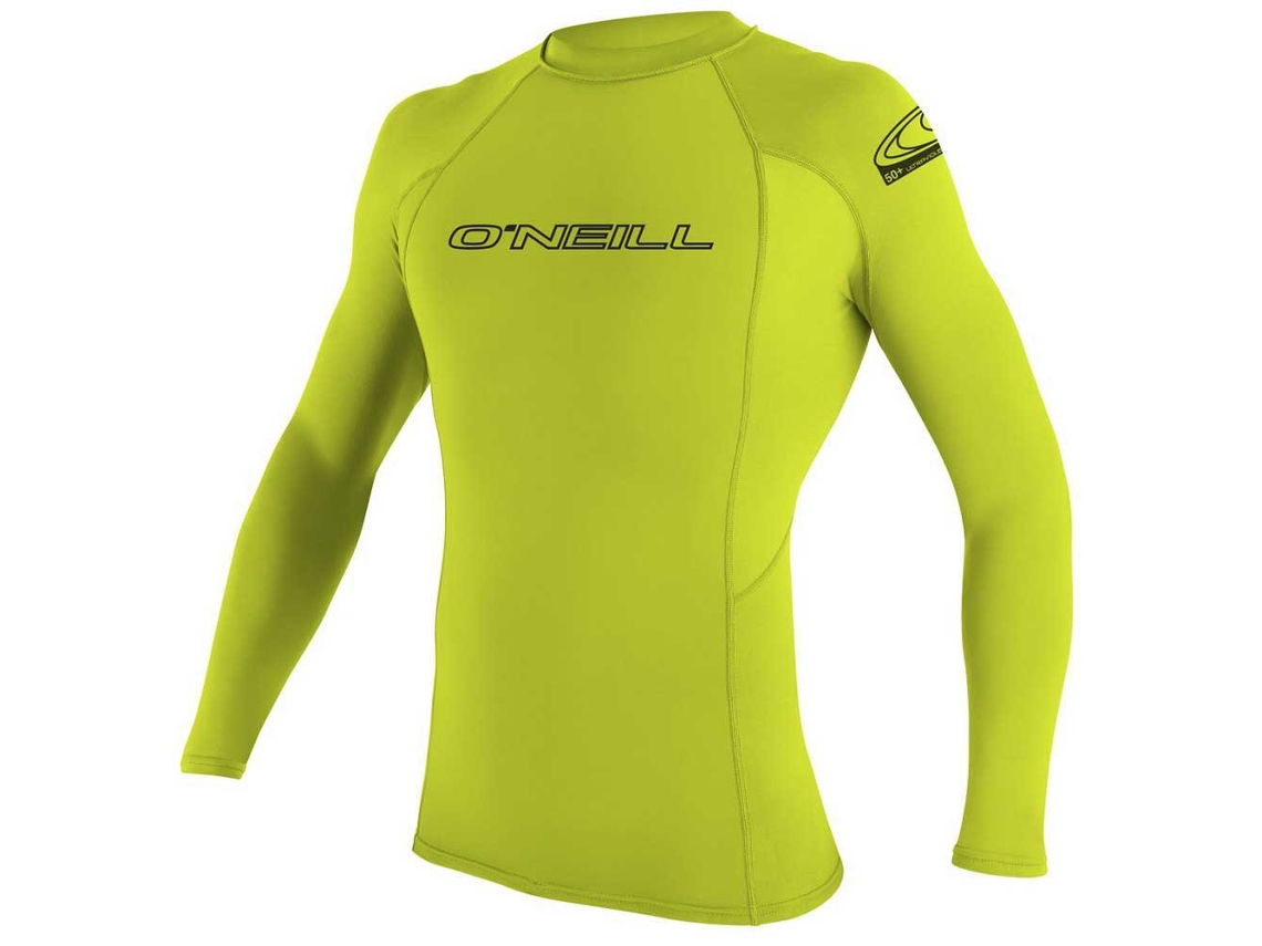 Basic Skins Rashguard Verde 10 Yearso´Neill Wetsuits