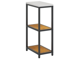 Conjunto 1 Armazenamento De Cozinha Vidaxl Castanho Aço (30 X 50 X 92 Cm)