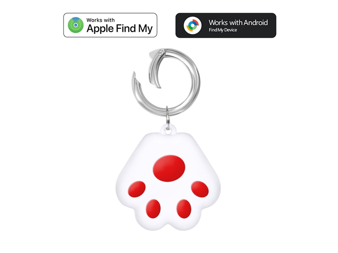 Rastreador Gps Anti-perda, Compatível Android E Apple, Vermelho Elysve