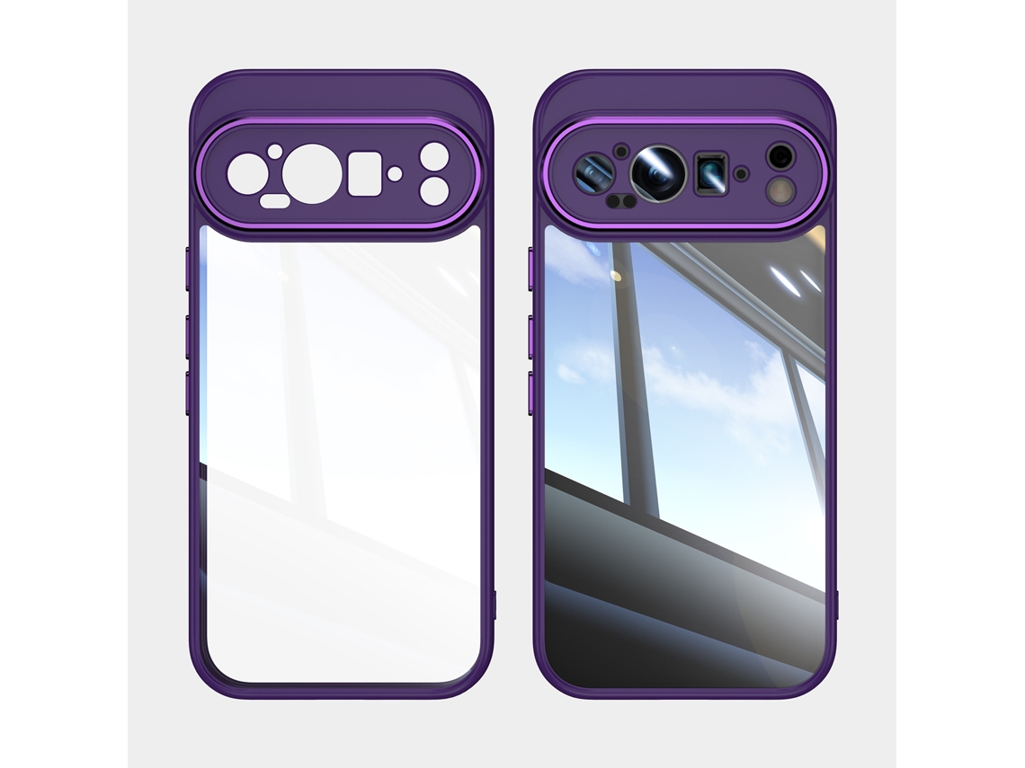 Capa Hibbent Para Google Pixel 11 Pro Xl (roxo Escuro)