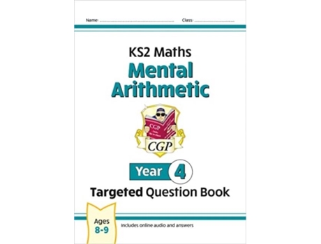 Livro KS2 Maths Year 4 Mental Arithmetic Targeted Question Book de CGP Books (Inglês)